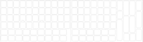 Blank White Keyboard Stickers Self-Adheisive in Saudi Arabia