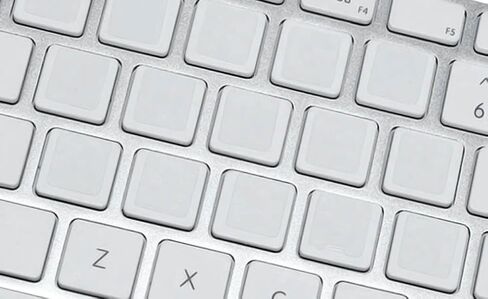 Blank White Keyboard Stickers Self-Adheisive in Saudi Arabia