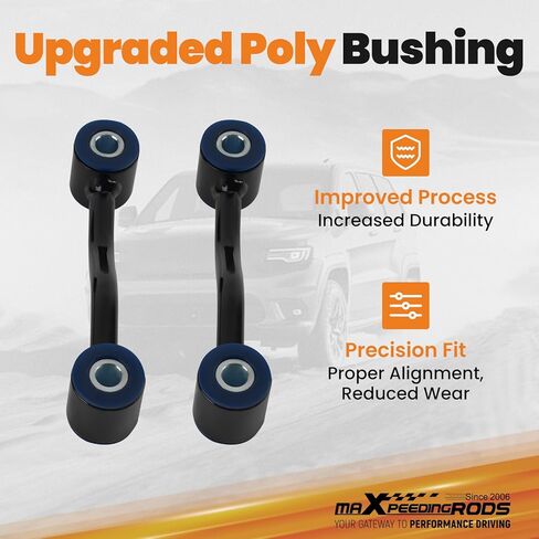 طقم تسوية maXpeedingrods 2.5 بوصة لسيارة Jeep Gladiator JT 2020-2022 4WD، Jeep Wrangler JL JLU 2018-2022، فاصل ملف رفع التعليق، دعامة نقل الصدمات، قضيب التأرجح in Kuwait