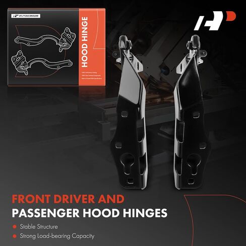 A-Premium Front Driver and Passenger Hood Hinges Compatible with Mercedes-Benz W205 Series C300 2015-2021, C63 AMG 2015-2021, C400 2015, C43 C450 AMG, Sedan, Front Left and Right Side, 2-PC Set in Saudi Arabia