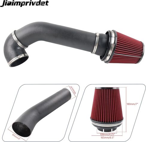 LS Cold Air Intake Kit Compatible with LSX LS1 LS2 4.8L 5.3L 5.7L 6.0L LS Swap Cold Air Intake System in Saudi Arabia