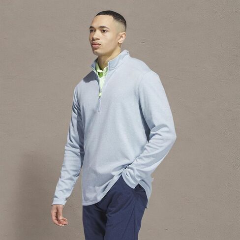 adidas Men's 3-Stripes Quarter-Zip Pullover in Saudi Arabia