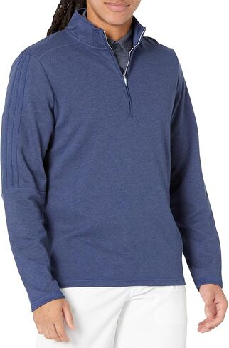 adidas Men's 3-Stripes Quarter-Zip Pullover in Saudi Arabia