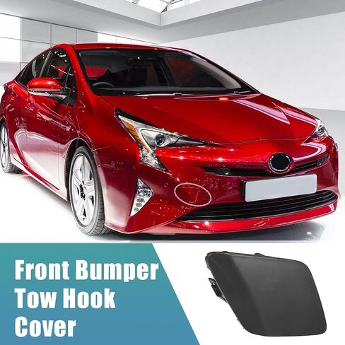 uxcell Car Front Right Bumper Tow Hook Cover Towing Eye Cap for Toyota Prius 2016-2019 No.5212747907 in Saudi Arabia