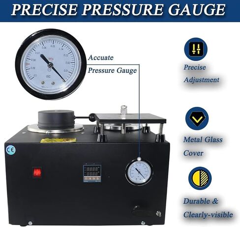 2KG Graphite Crucible,Gold Melting Furnace,PerfectCast Casting Machine,Vacuum Casting Machine, Digital Display High Temperature Refining,for Melting Silver, Gold, Copper, Aluminum in Saudi Arabia
