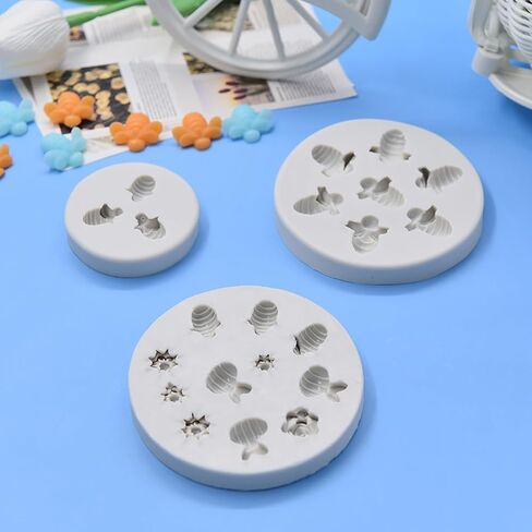 8-Cavity 3D Duck Silicone Mold Small Animal Duck Gummy Chocolate Candy Fondant Mold for Baking, Epoxy Resin, Polymer Clay Craft (White) in Saudi Arabia