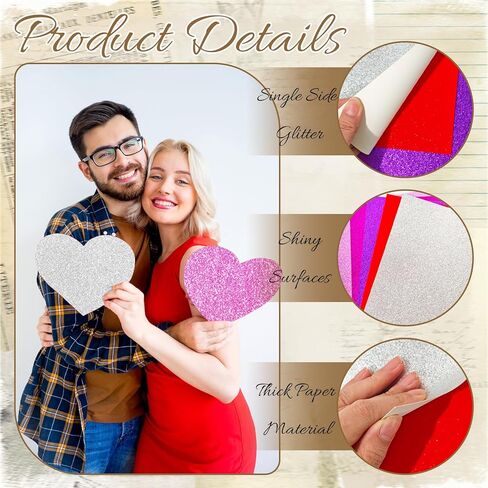 20 Sheets Green Glitter Cardstock 8.5 x 11 Inches, Heavyweight 250gsm Premium Sparkling Card Stock Paper for Card Making DIY Craft Party Decoration School Student Supplies (Green) in Kuwait