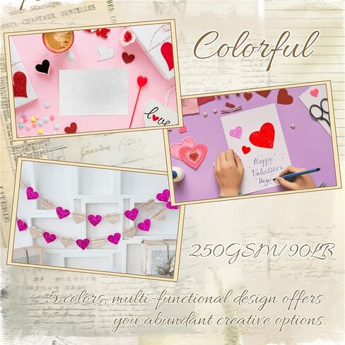 20 Sheets Green Glitter Cardstock 8.5 x 11 Inches, Heavyweight 250gsm Premium Sparkling Card Stock Paper for Card Making DIY Craft Party Decoration School Student Supplies (Green) in Kuwait