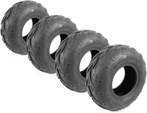 The ROP Shop 4-Pack - Tires 145/70-6, 4 Ply w/ 6mm Tread for TaoTao ATA-110B, Boulder B1 ATV in Saudi Arabia