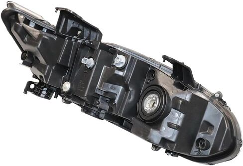 مجموعة المصابيح الأمامية الهالوجين الأمامية متوافقة مع الجانب الأيسر + الأيمن للسائق ومصابيح رأس الركاب، مصابيح أمامية بديلة مباشرة، مجموعة مثالية لسيارة Assy لسيارة 2018 2019 2020 Honda Accord (يسار) in Kuwait