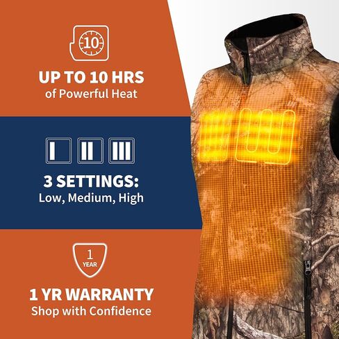Gobi Heat Sahara Men's Heated Jacket - 10 Hour Battery & Charger | Machine Washable in Saudi Arabia