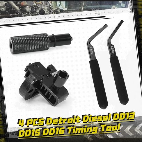 for Detroit Diesel DD13 DD15 DD16 Engine Brake Adjustment Tool 4.6mm&4.1mm Engine Barring Tool TDC Locating Pin W470589042300 J-46392 W470589001500 (4 PCS) in Saudi Arabia