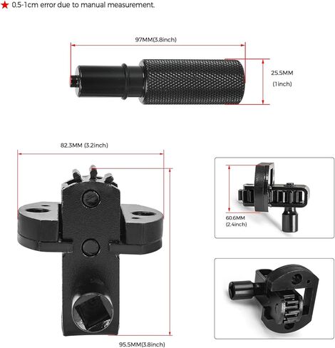 for Detroit Diesel DD13 DD15 DD16 Engine Brake Adjustment Tool 4.6mm&4.1mm Engine Barring Tool TDC Locating Pin W470589042300 J-46392 W470589001500 (4 PCS) in Saudi Arabia