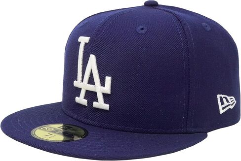 New Era Men's Fitted hat Los Angeles Dodgers Gray/White Cap 11591145 (7 in Saudi Arabia