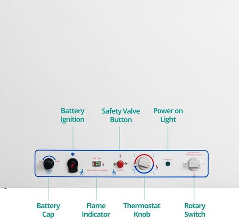 SMETA 12 فولت ثلاجة محمولة البروبان الفريزر RV الفريزر 110/12 فولت الصدر التخييم في الهواء الطلق الفريزر العميق الكهربائية LPG AC / DC 3-way امتصاص الغاز الصدر الفريزر برودة قبالة الشمسية لRV، 2.4 قدم مكعب، أسود مع قفل in Kuwait
