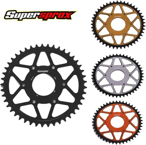Supersprox RFA-905-45-BLK Edge Steel Sprocket Black for Husqvarna Svartpilen 401 18 in Kuwait