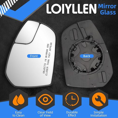 Passenger Side Mirror Replacement for Ford Escape 2017 2018 2019 - Right Side Mirror Glass, Rear View Mirrors Glass in Saudi Arabia