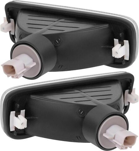 زوج ضوء إشارة الانعطاف الهالوجين متوافق مع 1995-1997 Toyota Tacoma 4WD 1998-2000 Toyota Tacoma DLX RWD لاستبدال TO2531122 TO2530122 عدسات شفافة من الجانب الأيسر والأيمن in Kuwait
