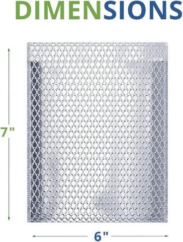 Waterproof Thermal Mailers for Cold Shipping 6x7 Inch (40 Pack) – Insulated Mailer, Shipping Envelopes for Food, Cold Items & Meal Prep – Styrofoam Alternative – Insulated Bubble Bags in Saudi Arabia