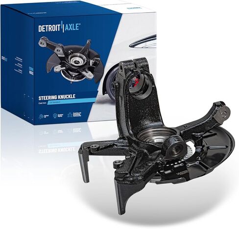 Detroit Axle - Front Right Steering Knuckle for Volkswagen Beetle Golf Jetta, Passenger Side Steering Knuckle & Wheel Bearing Hub Assembly Replacement in Saudi Arabia