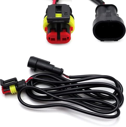 iJDMTOY أبيض فائق السطوع 18-SMD مصباح LED كامل تحت الغطاء مع حزام سلك طاقة بطول 5 أقدام متوافق مع Chevy/GMC Silverado/Sierra، Suburban/Tahoe Avalanche Trailblazer Yukon Envoy؛ كاديلاك اسكاليد in Saudi Arabia