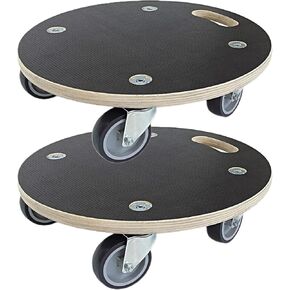 HBFBDRCT الأثاث المتحرك مع 4 عجلات من المطاط اللدن بالحرارة، 15 بوصة تحمل بشكل آمن 551 رطلاً من المحرك الخشبي المتين لأريكة البيانو والثلاجة والغسالة والأريكة والنباتات الثقيلة من دوللي، عبوتان in Kuwait