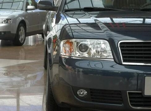 كشافات السيارة لـ A6 for C5 2003 2004 2005 غطاء المصابيح الأمامية قناع شفاف غطاء المصباح الأمامي عدسة شبكي استبدال عاكس الضوء in Saudi Arabia
