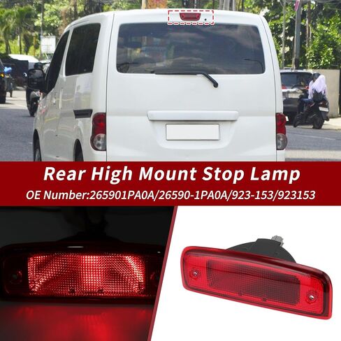 No.265901PA0A LED Third Brake Light for Nissan NV1500 NV2500 NV3500 2012-2021 No.26590-1PA0A/923-153 Red 3rd High Mounted Stop Lamp Rear Center High Level Brake Light Bar Taillight in Saudi Arabia