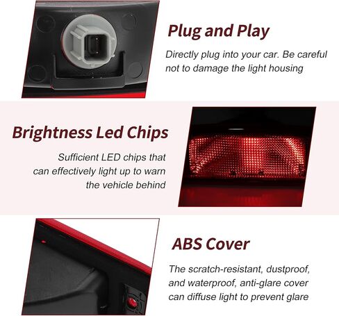 No.265901PA0A LED Third Brake Light for Nissan NV1500 NV2500 NV3500 2012-2021 No.26590-1PA0A/923-153 Red 3rd High Mounted Stop Lamp Rear Center High Level Brake Light Bar Taillight in Saudi Arabia