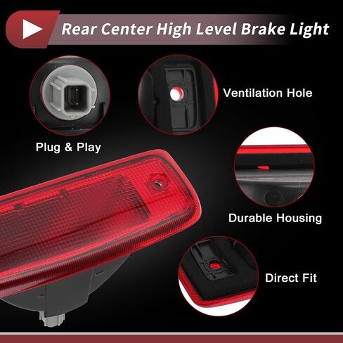 No.265901PA0A LED Third Brake Light for Nissan NV1500 NV2500 NV3500 2012-2021 No.26590-1PA0A/923-153 Red 3rd High Mounted Stop Lamp Rear Center High Level Brake Light Bar Taillight in Saudi Arabia