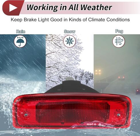No.265901PA0A LED Third Brake Light for Nissan NV1500 NV2500 NV3500 2012-2021 No.26590-1PA0A/923-153 Red 3rd High Mounted Stop Lamp Rear Center High Level Brake Light Bar Taillight in Saudi Arabia