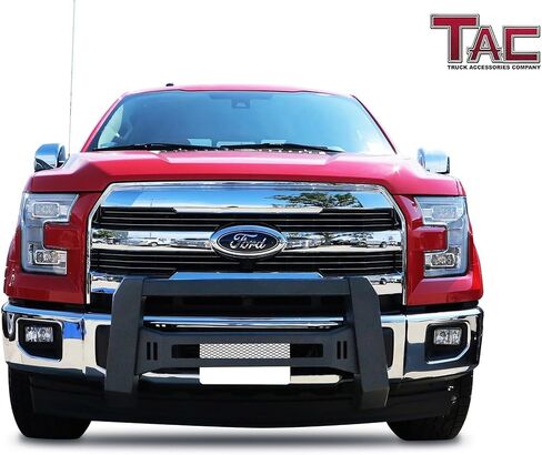 TAC Modular Bull Bar Fit 2004-2025 Ford F150 (Exclude Heritage Edition/All F150 Raptor models/2020-2022 Diesel Models)|2022-2025 F150 Lightning EV Fine Textured Mesh Version in Saudi Arabia