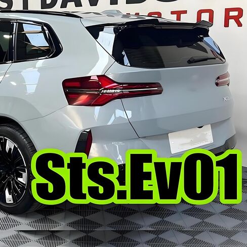 STSEV01 جناح سبويلر خلفي متوسط ​​مناسب لسيارات BMW X3 G45 2025 2026 30/ M50، ملحقات خارجية للشفاه الوسطى باللون الأسود اللامع in Kuwait