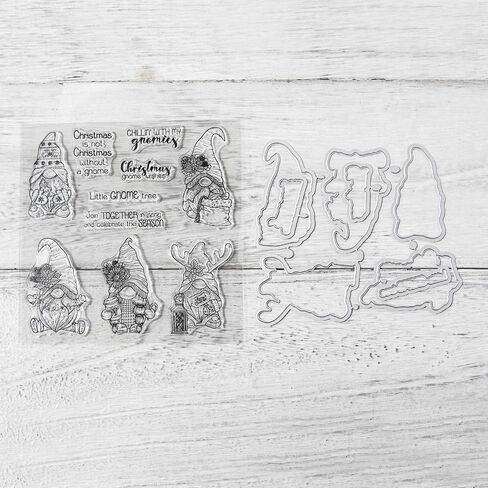 عيد ميلاد سعيد واضح الطوابع وقطع يموت مجموعة لصنع بطاقة DIY عيد الميلاد سكرابوكينغ لوازم سيليكون ختم سكين العفن للألبومات الحرف (عيد الميلاد قبعة الطيور 5.5 × 5.5 في) in Kuwait