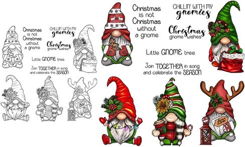 عيد ميلاد سعيد واضح الطوابع وقطع يموت مجموعة لصنع بطاقة DIY عيد الميلاد سكرابوكينغ لوازم سيليكون ختم سكين العفن للألبومات الحرف (عيد الميلاد قبعة الطيور 5.5 × 5.5 في) in Kuwait