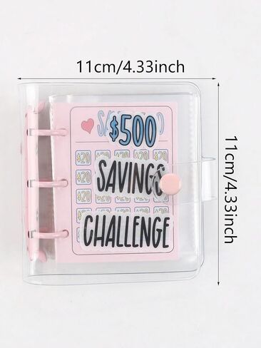 Budget Binder Wallet - Cash Envelope System for Savings ($150/300/500/1000/2100) - Money Organizer with Storage Pockets in Saudi Arabia