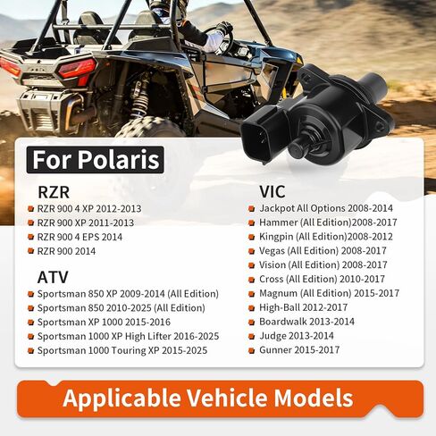 صمام التحكم في الهواء الخامل لـ Polaris RZR Sportsman 850 900 4 XP 2010-2025 4011638 4013313 in Kuwait