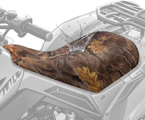 Wanyint All-Season ATV Seat Cover 25.2x10 Inch Waterproof & UV Resistant Universal Four Wheeler Seat Cover Stretch Fit for Honda Rancher 420/Yamaha Kodiak 450, Southwest Aztec Red in Kuwait