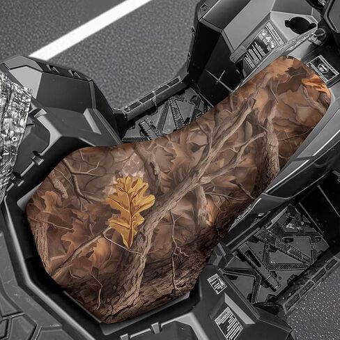 Wanyint All-Season ATV Seat Cover 25.2x10 Inch Waterproof & UV Resistant Universal Four Wheeler Seat Cover Stretch Fit for Honda Rancher 420/Yamaha Kodiak 450, Southwest Aztec Red in Kuwait