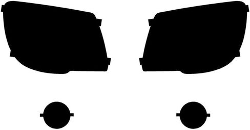 Rvinyl Headlight Tint Covers Compatible with Toyota 4Runner 2006-2009 - Clear in Saudi Arabia
