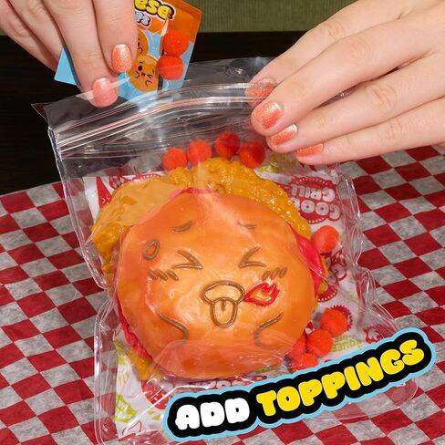 Ooey Gooey Gooey Grill Chicken BBGoo Set with Toppings, Super Soft and Squishy Play Food, Fidget and Sensory Toy for Kids, Girls, Boys, Ages 3 and Up by Just Play in Saudi Arabia