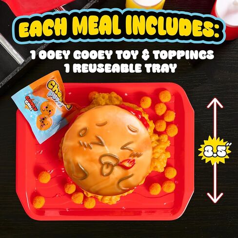 Ooey Gooey Gooey Grill Chicken BBGoo Set with Toppings, Super Soft and Squishy Play Food, Fidget and Sensory Toy for Kids, Girls, Boys, Ages 3 and Up by Just Play in Saudi Arabia