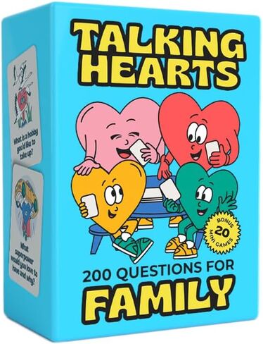 Conversation Cards for Family, 200 Fun Questions and 20 Challenges for Dinnertime, Road Trips, and Game Night in Saudi Arabia
