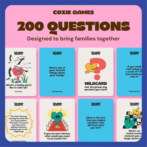 Conversation Cards for Family, 200 Fun Questions and 20 Challenges for Dinnertime, Road Trips, and Game Night in Saudi Arabia