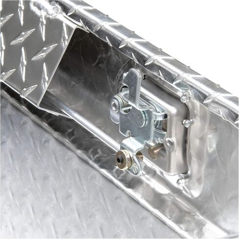 صندوق أدوات الشاحنة من الألومنيوم ذو الجدار الثقيل مقاس 54 بوصة UWS EC10101 مع غطاء منخفض وغطاء صلب in Kuwait