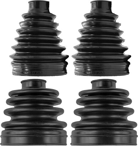 Caltric Rear CV Axle Boots Compatible with Polaris General XP 1000 2020-2025 / General XP4 1000 2020-2025 / Qty 2 in Saudi Arabia