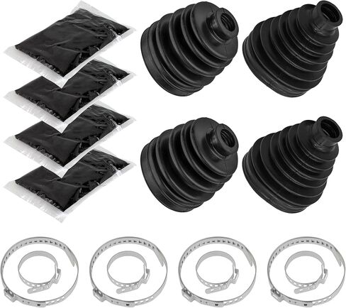 Caltric Rear CV Axle Boots Compatible with Polaris General XP 1000 2020-2025 / General XP4 1000 2020-2025 / Qty 2 in Saudi Arabia