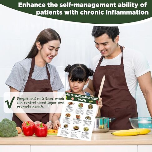16 Pcs Anti Inflammatory Diet Food List Chart Poster Anti Inflammatory Diet Nutrition Grocery List Health Foods Guide Weekly Monthly Meal Plan Easy Recipes Posters for Beginners Kitchen Supplies in Saudi Arabia