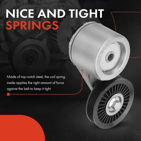 A-Premium Belt Tensioner Assembly with Pulley Compatible with Chevrolet Astro, C1500, C2500, C3500, G10, G20, G30, K1500, K2500, K3500 & GMC C1500, C2500, C3500, G1500, G2500, G3500, K1500, K2500 in Saudi Arabia