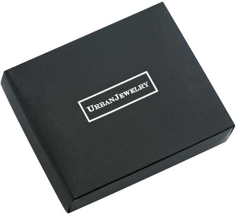 URBAN JEWELRY Genuine Leather Cuff Bangle Men's Bracelet (Adjustable 7.1 to 9.05 inches) in Kuwait